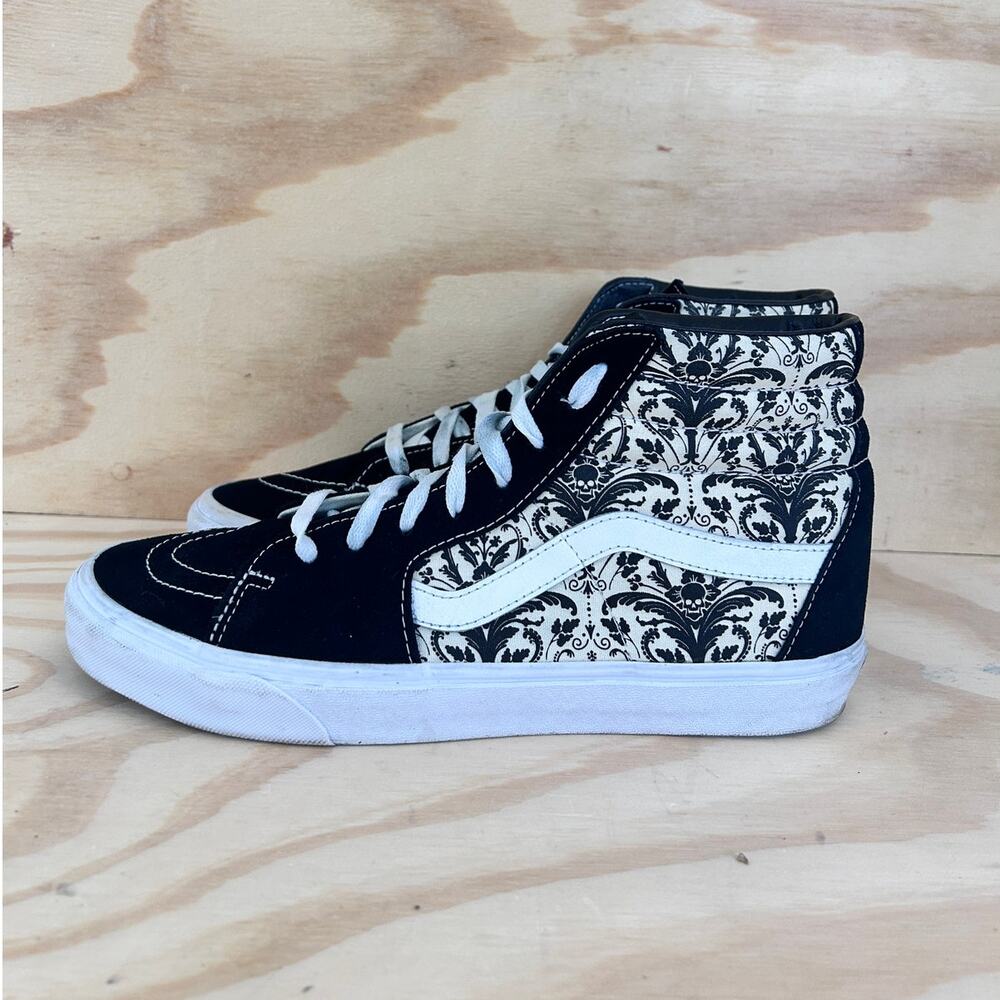 Vans Off The Wall - SK8-Hi Skull Tapestry - Sneakers - Black/White - Men's -11.5 - Picture 3 of 9